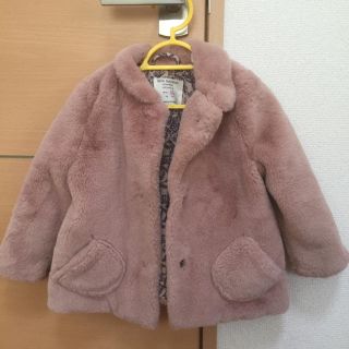 ザラキッズ(ZARA KIDS)の【ZARA】ベビーガール フェイクファーコート(コート)