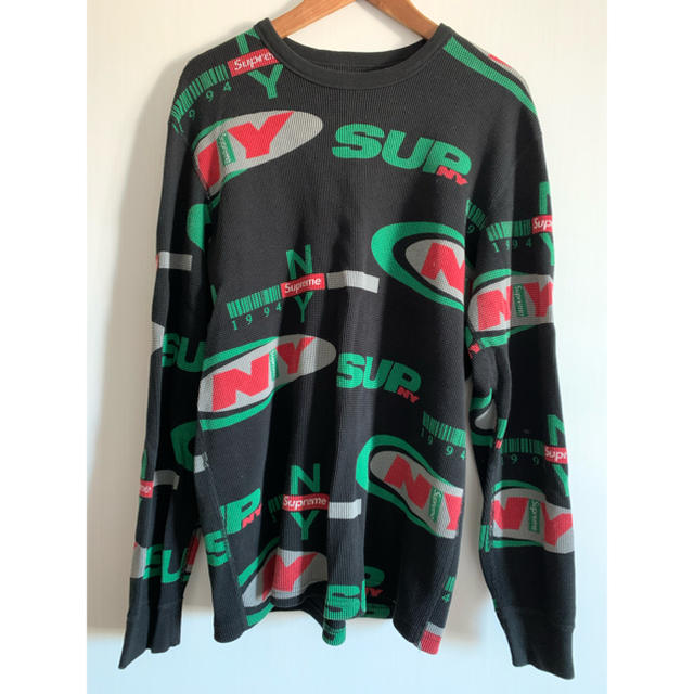 Supreme 2018AW NY Waffle Thermal M