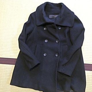 ザラ(ZARA)のzara basic Aラインコート(ピーコート)