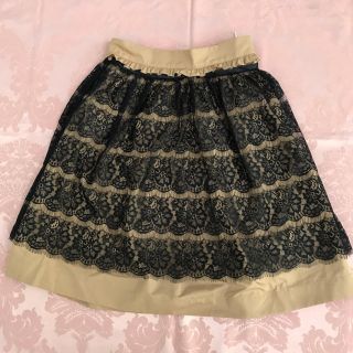 ナラカミーチェ(NARACAMICIE)の🎀新品 未使用 🎀上品 豪華 ナラカミーチェ 素敵な2wayレーススカート(ひざ丈スカート)