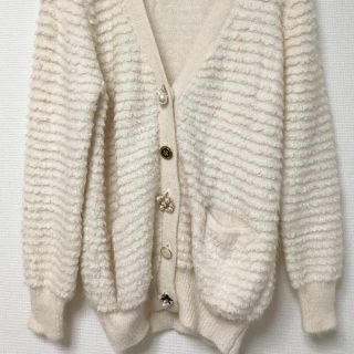 スナイデル(SNIDEL)の14AW snidel ビジューカーデ(カーディガン)