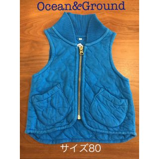 Ocean&Ground ベビー 中綿ベスト 80(ジャケット/コート)