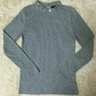 ダブルクローゼット(w closet)の値下♡ダブクロ新品ビジュープチハイネック(カットソー(長袖/七分))