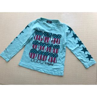 ティーケー(TK)の7回着 TK  SAPKID プリントの可愛い長袖Tシャツ 110センチ(Tシャツ/カットソー)