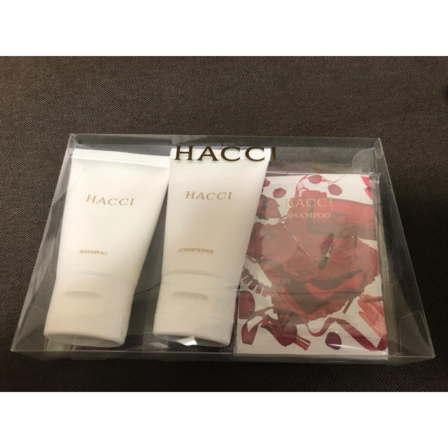 HACCI(ハッチ)の【新品未使用】HACCI　(ハッチ)　サンプル　シャンプー&コンディショナー コスメ/美容のキット/セット(サンプル/トライアルキット)の商品写真