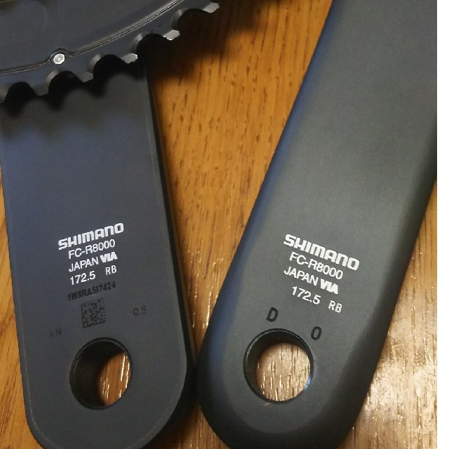 アルテグラ FC-R8000 172.5mm50/34T 完成車取外品 アルテグラ FC-R8000 172.5mm50/34T 完成車取外品
