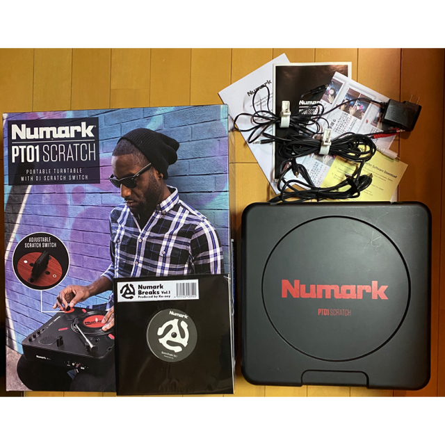 カスタム済 Numark pt01 scratch 7インチ付き