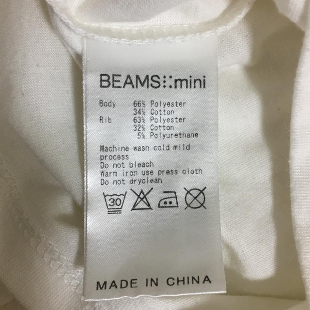 BEAMS(ビームス)のビームスミニ Tシャツ 90 半袖 キッズ/ベビー/マタニティのキッズ服男の子用(90cm~)(Tシャツ/カットソー)の商品写真