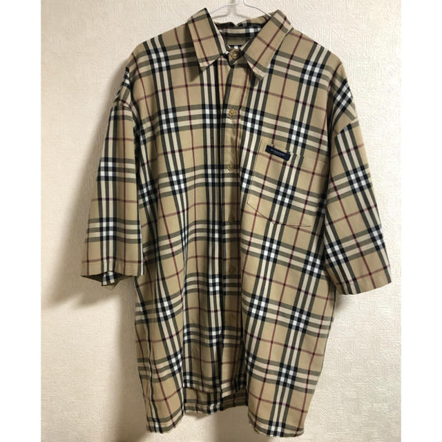 BURBERRY(バーバリー)のBurberry バーバリー 柄 シャツ L 古着 メンズのトップス(シャツ)の商品写真