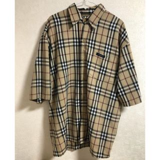 バーバリー(BURBERRY)のBurberry バーバリー 柄 シャツ L 古着(シャツ)