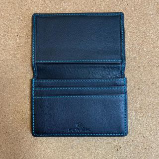 値引き  SOMES メンズ 名刺入れ 黒革(名刺入れ/定期入れ)