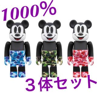 BE@RBRICK BAPE® MICKEY MOUSE  1000%(その他)