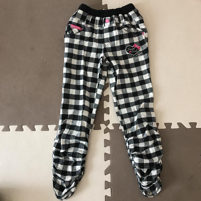 チェック柄パンツ 120 キッズ/ベビー/マタニティのキッズ服女の子用(90cm~)(パンツ/スパッツ)の商品写真