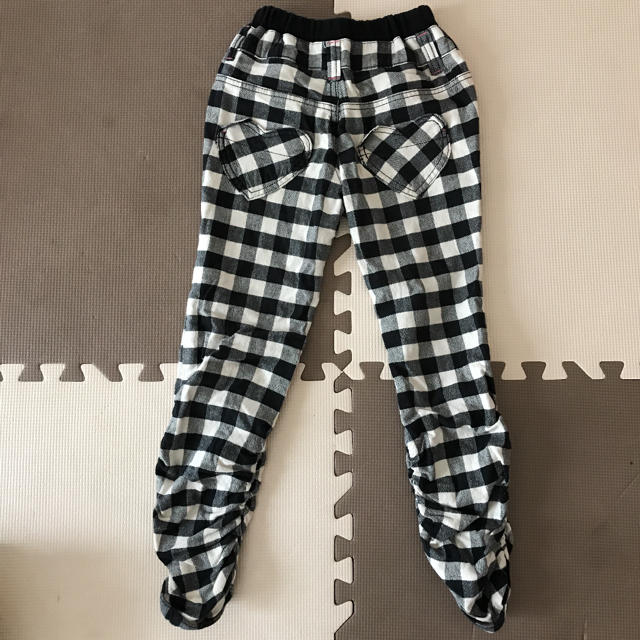 チェック柄パンツ 120 キッズ/ベビー/マタニティのキッズ服女の子用(90cm~)(パンツ/スパッツ)の商品写真