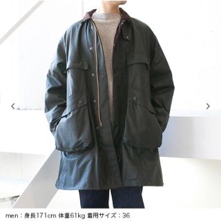 バーブァー(Barbour)のKaptain Sunshine × Barbour トラベラーコート36 OD(ステンカラーコート)