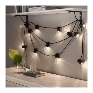 イケア(IKEA)の【RK様専用】IKEA STRALA LED ライト チェーン 12球 イケア(蛍光灯/電球)