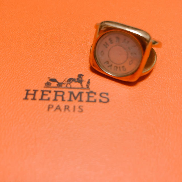 Hermes(エルメス)のHERMES エルメス セリエ シェルリング 指輪 ゴールド レディースのアクセサリー(リング(指輪))の商品写真