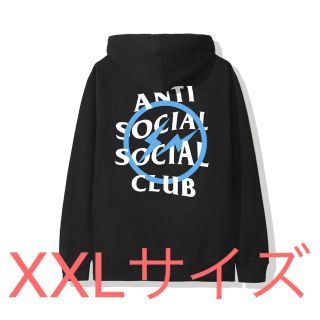 フラグメント(FRAGMENT)のASSC × fragment パーカー 青色　XXLサイズ (パーカー)