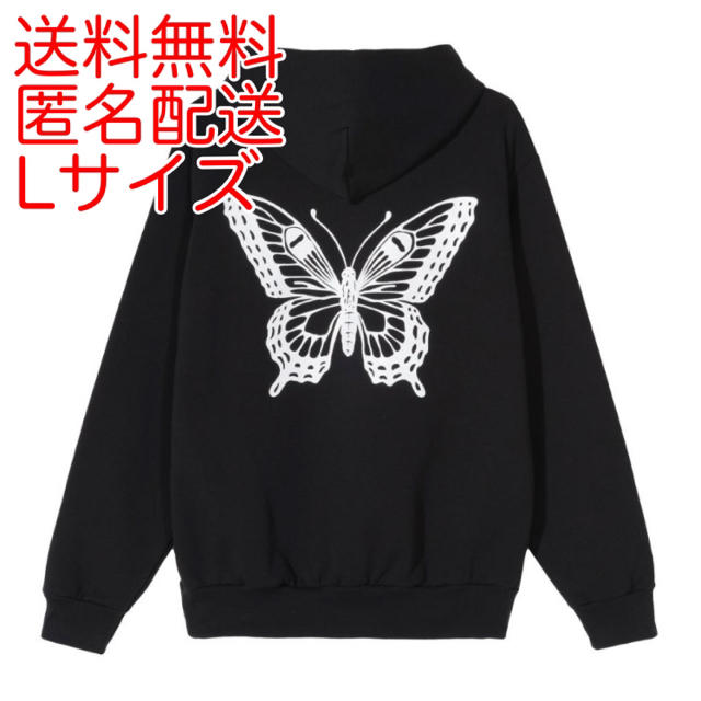 GDC BUTTERFLY HOODY 黒 S Girls Don't Cry