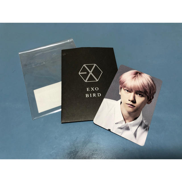 EXO(エクソ)のEXO BIRD トレカ ベッキョン エンタメ/ホビーのタレントグッズ(アイドルグッズ)の商品写真