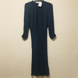 エイチアンドエム(H&M)のH&M エイチアンドエム　紺　ネイビー　ロング　シンプル　ワンピース(ロングワンピース/マキシワンピース)