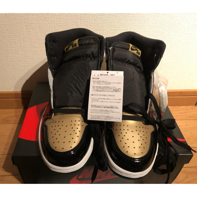 靴/シューズaj1  gold toe 26.5センチ