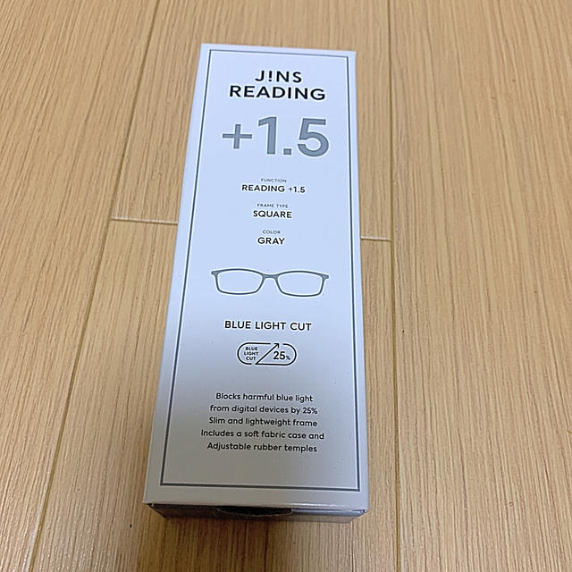 JINS(ジンズ)のjiNS老眼鏡+1.5 メンズのファッション小物(サングラス/メガネ)の商品写真