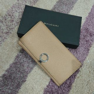 ブルガリ(BVLGARI)の☆値下げ☆【BVLGARI】長財布 ♡ベージュ(財布)