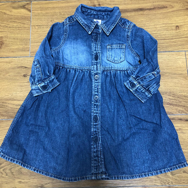 PETIT BATEAU(プチバトー)のプチバトー ジャンパースカート ワンピース キッズ/ベビー/マタニティのベビー服(~85cm)(ワンピース)の商品写真