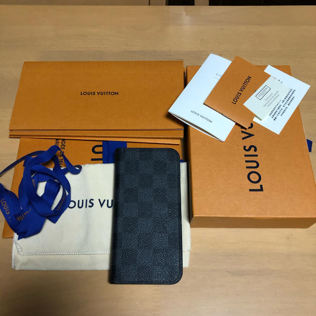 LOUIS VUITTON(ルイヴィトン)のLOUIS VUITTON IPHONE X & XS・フォリオ スマホ/家電/カメラのスマホアクセサリー(iPhoneケース)の商品写真