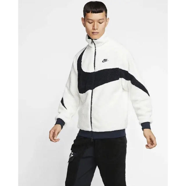 NIKE BIG SWOOSH BOA JACKET 白 Lサイズ