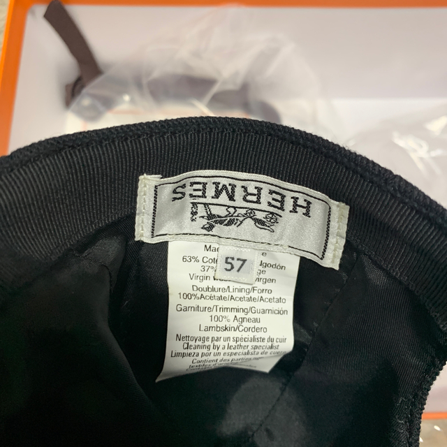 Hermes(エルメス)のエルメス　キャップ　確実正規品　サイズ57 レディースの帽子(キャップ)の商品写真