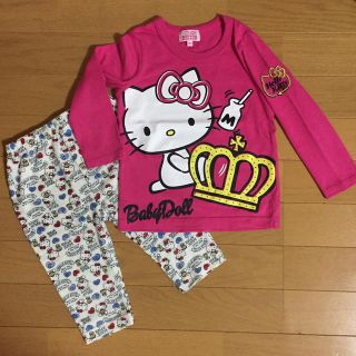 ベビードール(BABYDOLL)のキティちゃん  セット ୨୧  100(Tシャツ/カットソー)