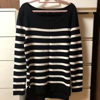 ザラ(ZARA)のZARA♡ボーダー トップス　M(カットソー(長袖/七分))