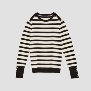 ザラ(ZARA)の本日限定価格！ZARA パールボタンニット(ニット/セーター)