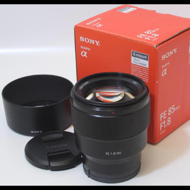 SONY FE 85mm F1.8 美品 5%クーポンで42750円