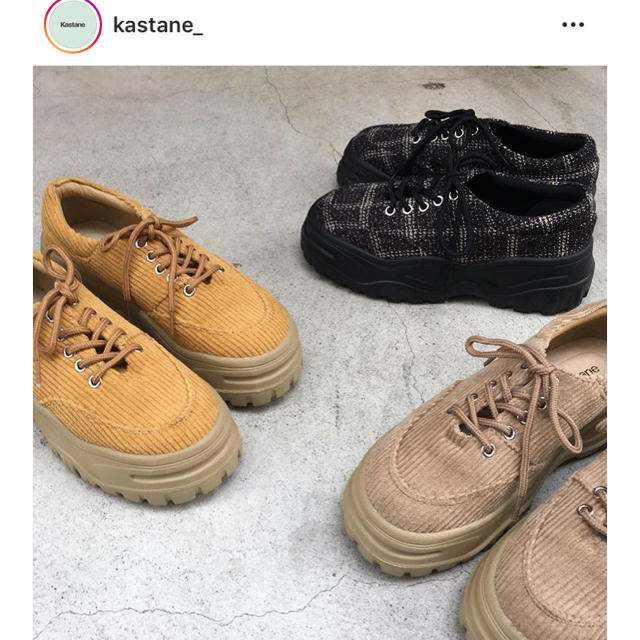 Kastane(カスタネ)のkastane 厚底スニーカー レディースの靴/シューズ(スニーカー)の商品写真