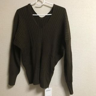 プラステ(PLST)の(新品)PLST リブニット(ニット/セーター)