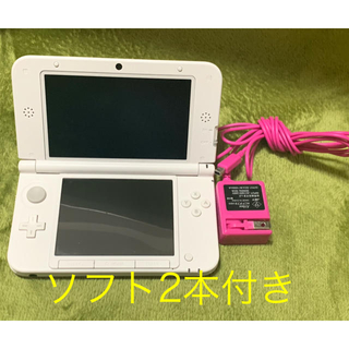 ニンテンドー3DS(ニンテンドー3DS)の《今週限定》3DS LL  ホワイト×ピンク ソフト付き(携帯用ゲーム機本体)