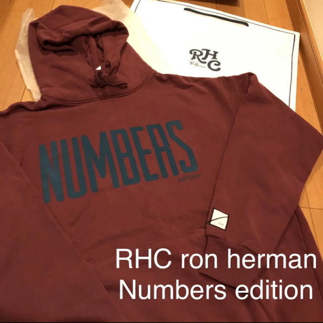 Ron Herman(ロンハーマン)のラスト1着 サイズL RHC みなとみらい購入  Numbers edition メンズのトップス(パーカー)の商品写真