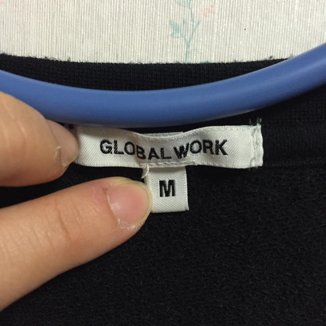 GLOBAL WORK(グローバルワーク)のGW 黒ワンピース レディースのワンピース(ひざ丈ワンピース)の商品写真