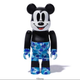 アベイシングエイプ(A BATHING APE)のBE@RBRICK BAPE MICKEY MOUSE 1000%  BLUE(その他)