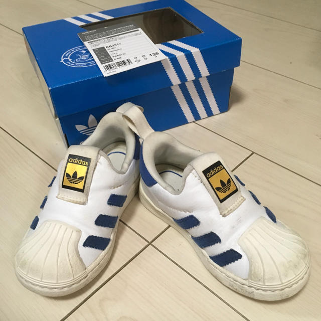 adidas(アディダス)のアディダス スーパースター SS360 adidas キッズ/ベビー/マタニティのベビー靴/シューズ(~14cm)(スニーカー)の商品写真