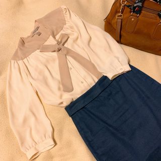 フォーエバートゥエンティーワン(FOREVER 21)のForever21 七分袖ブラウス  レディース   size S(シャツ/ブラウス(長袖/七分))