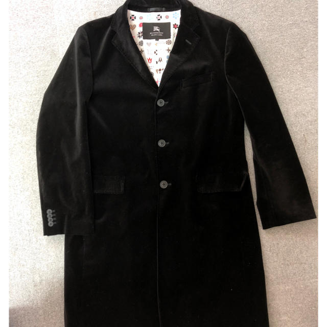 BURBERRY BLACK LABEL(バーバリーブラックレーベル)の美品 バーバリー ブラックレーベル ロングコート サイズLL メンズのジャケット/アウター(チェスターコート)の商品写真