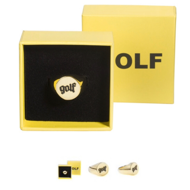 Supreme(シュプリーム)のGolf Wang 18K Gold ring ゴルフワン メンズのアクセサリー(リング(指輪))の商品写真