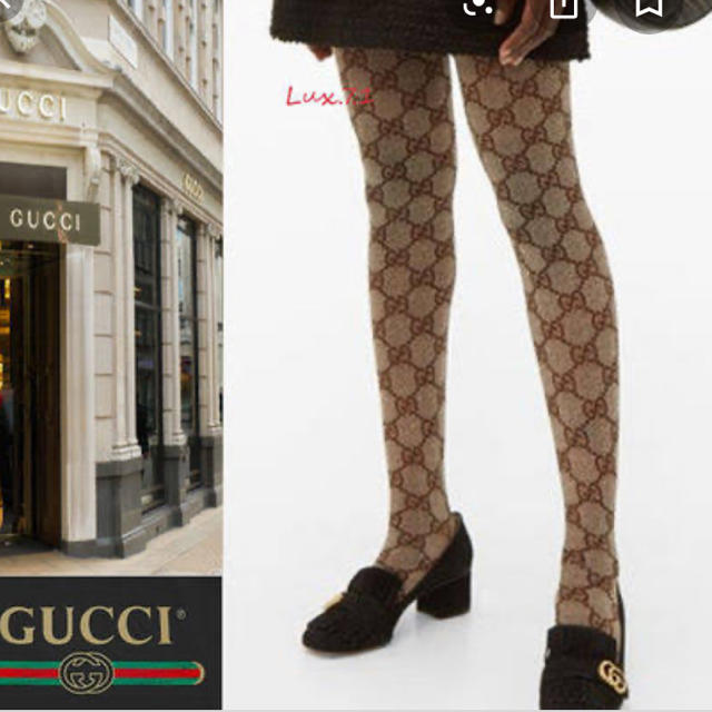 Gucci(グッチ)のr様専用  GUCCI GG柄タイツ  レディースのレッグウェア(タイツ/ストッキング)の商品写真