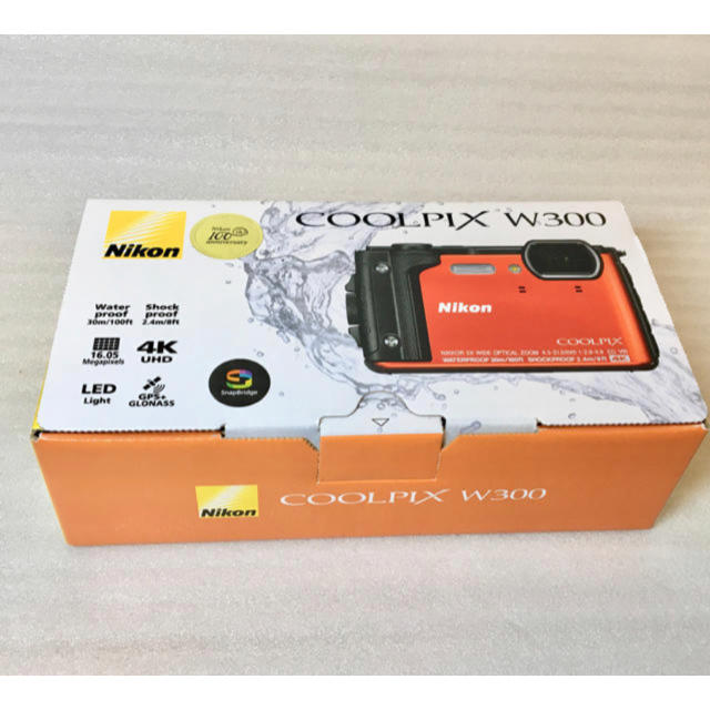 NICON  COOLPIX W300 オレンジ 新品未使用