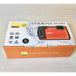 ニコン(Nikon)のNICON  COOLPIX W300 オレンジ 新品未使用(コンパクトデジタルカメラ)