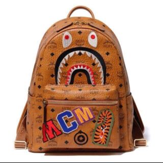 アベイシングエイプ(A BATHING APE)のbape mcm shark backpack(バッグパック/リュック)